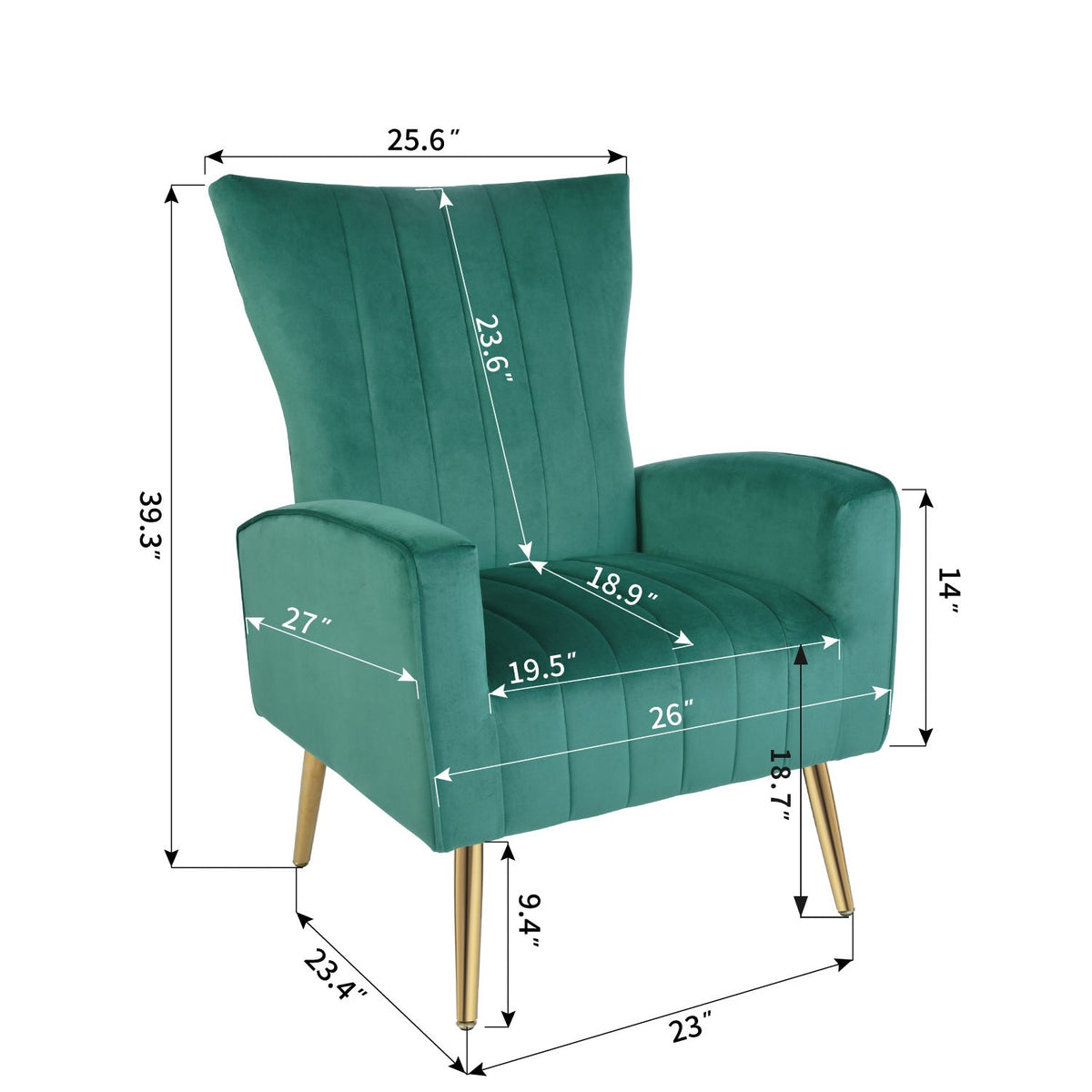 Bexley Velvet Accent Chair