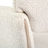 Modern Swivel Dining Chair, Beige Fabric & Black Legs - CALIFORNIA KD BEIGE SWIVEL A