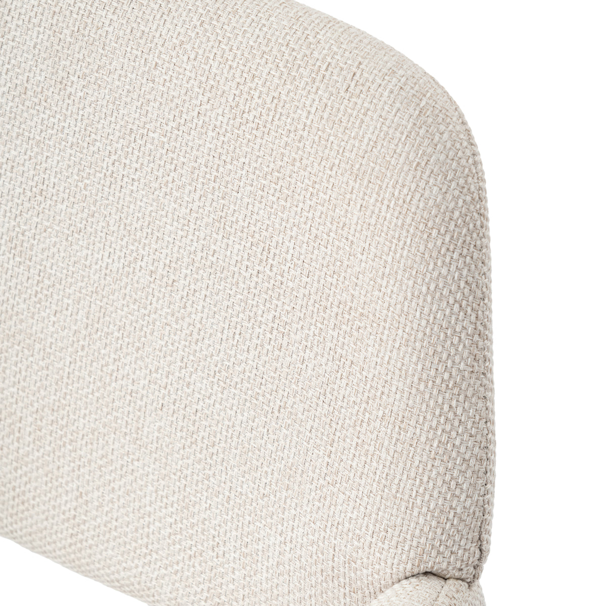Modern Swivel Dining Chair, Fabric Upholstery - CALIFORNIA KD BEIGE SWIVEL FR