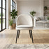 Modern Velvet Dining Chair, Contrast Piping – CAMPAIR DIN CHR