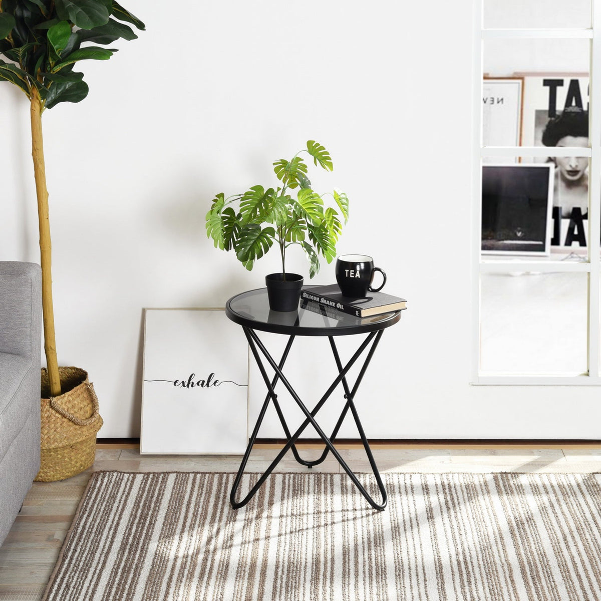 Canales Smoky Grey Coffee Table