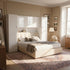 Modern White Storage, Melamine Finish - CARLETON OVERBED STORAGE