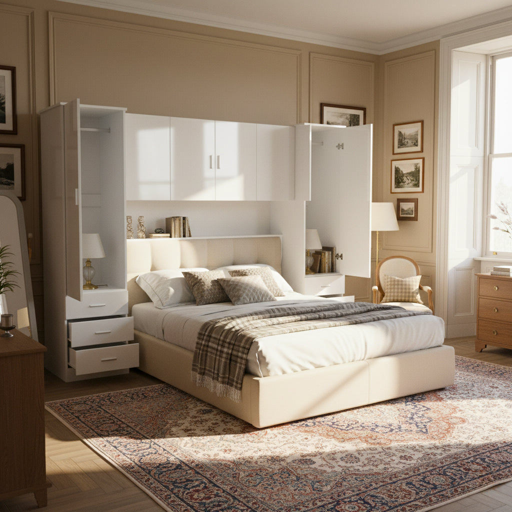 Modern Storage, Melamine Finish - CARLETON OVERBED STORAGE