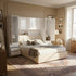 Modern White Storage, Melamine Finish - CARLETON OVERBED STORAGE