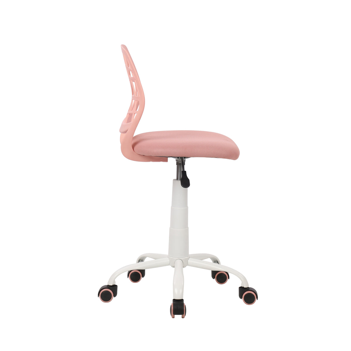 Modern Blush Mesh, Adjustable Swivel Chair - CARNATION A PINK