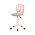 Modern Blush Mesh, Adjustable Swivel Chair - CARNATION A PINK