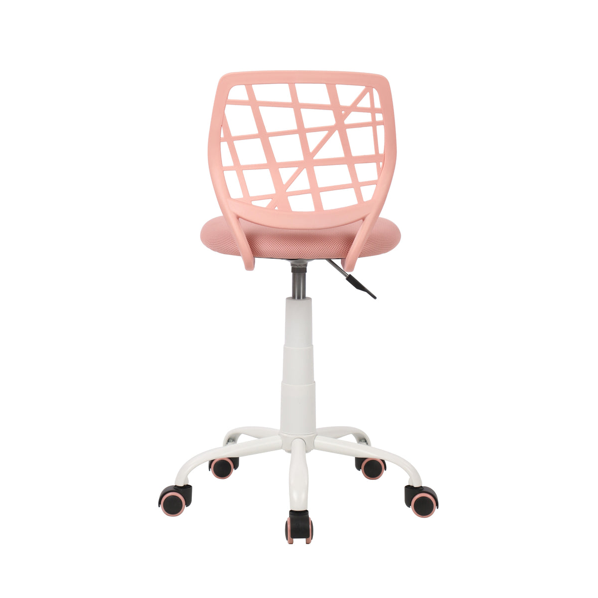 Modern Blush Mesh, Adjustable Swivel Chair - CARNATION A PINK