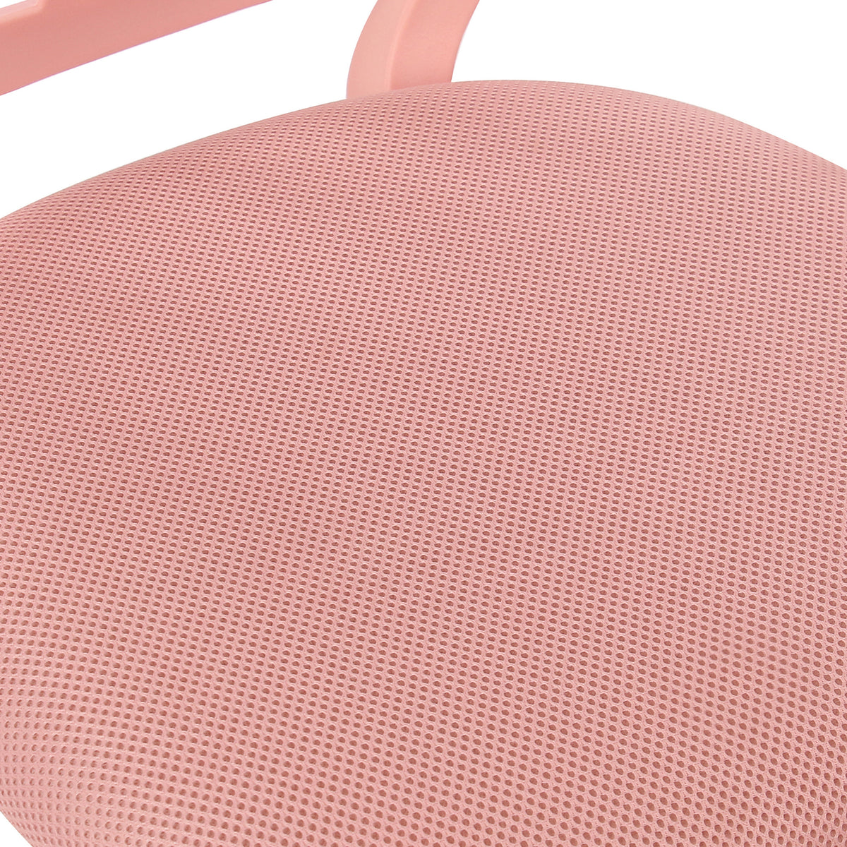 Modern Blush Mesh, Adjustable Swivel Chair - CARNATION A PINK