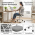 Modern Grey Mesh, Adjustable Swivel - CARNATION CF GRAY