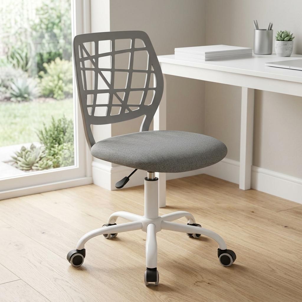 Modern Grey Mesh, Adjustable Swivel - CARNATION CF GRAY