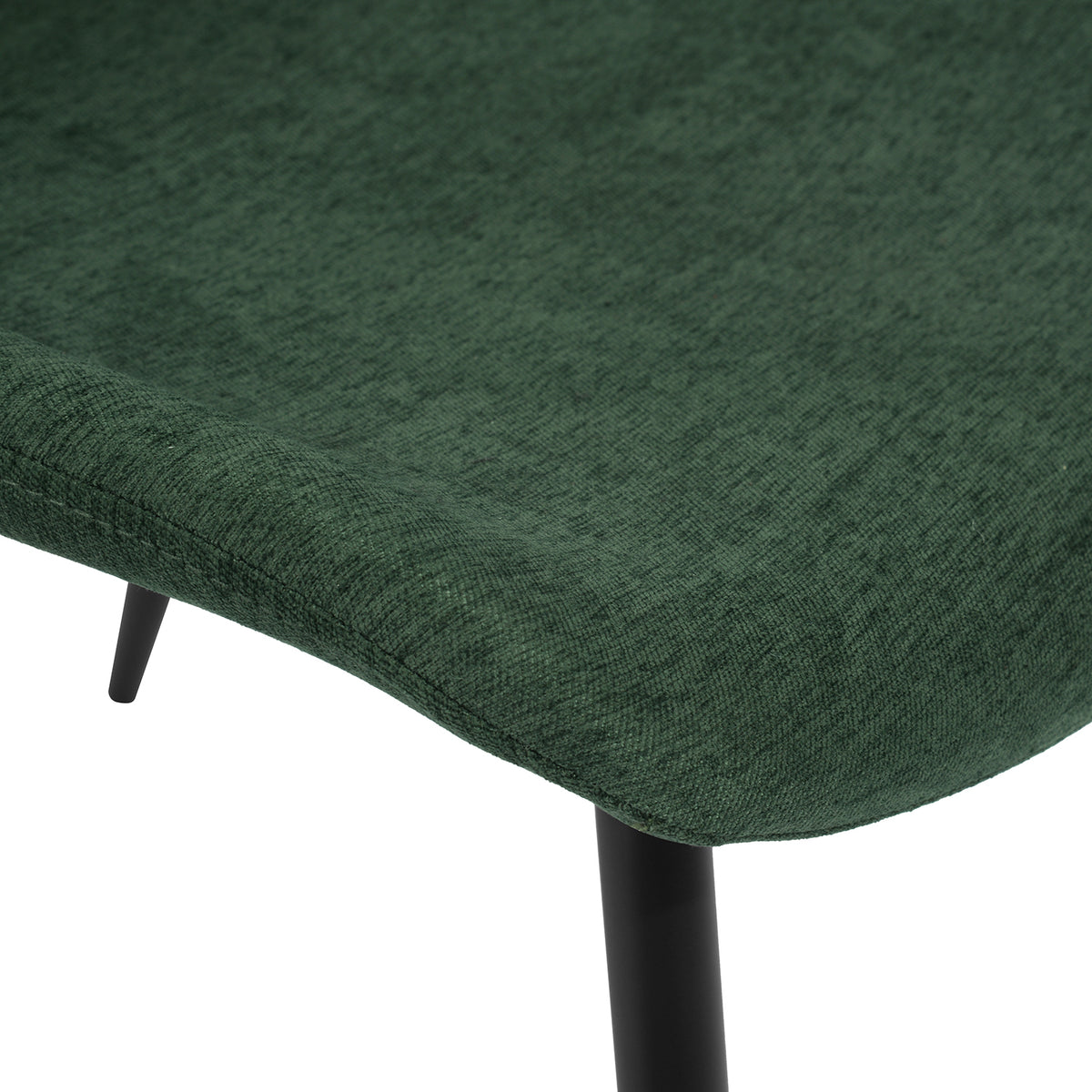 Casemiro Fabric Green 2Pcs Dining Chairs