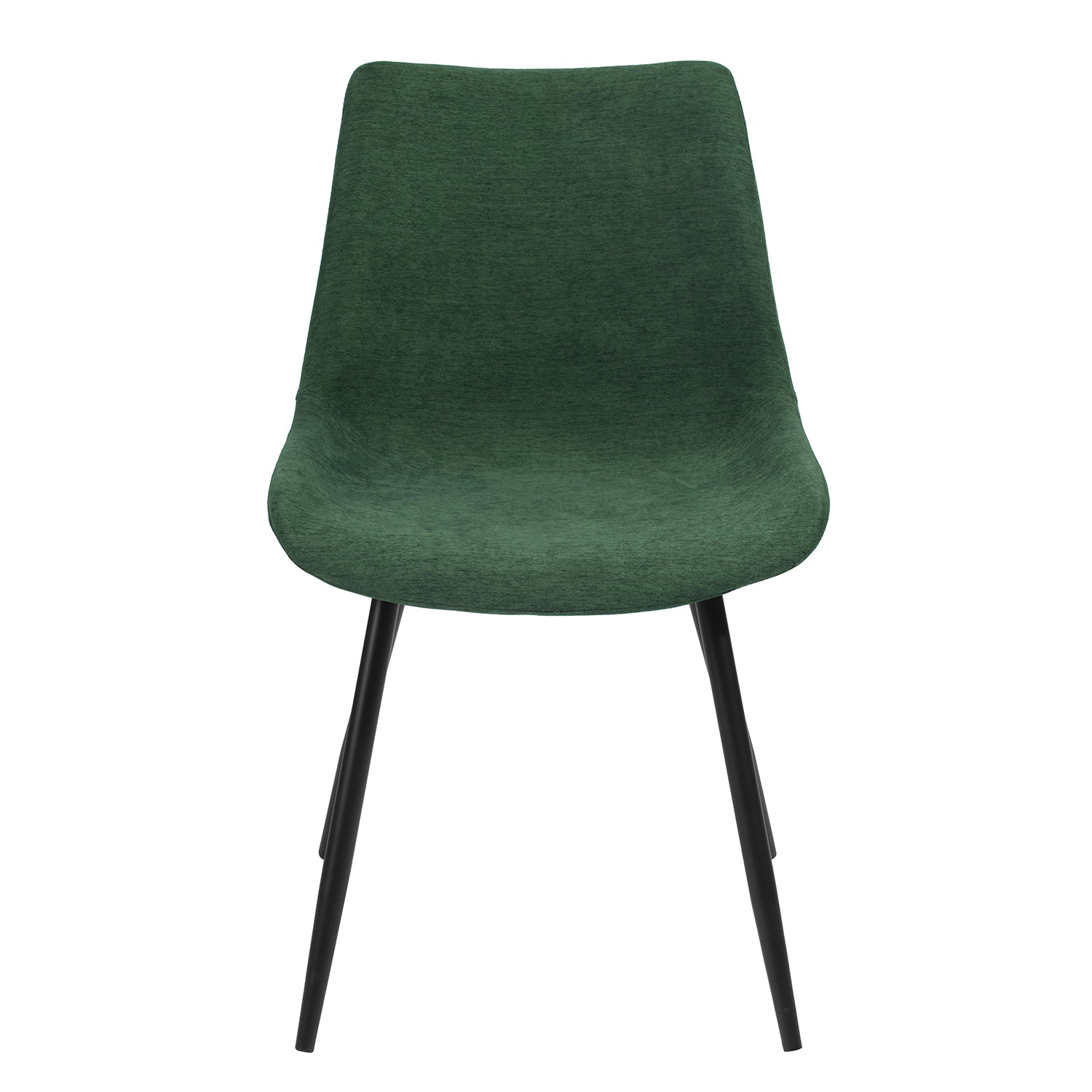 Casemiro Fabric Green 2Pcs Dining Chairs