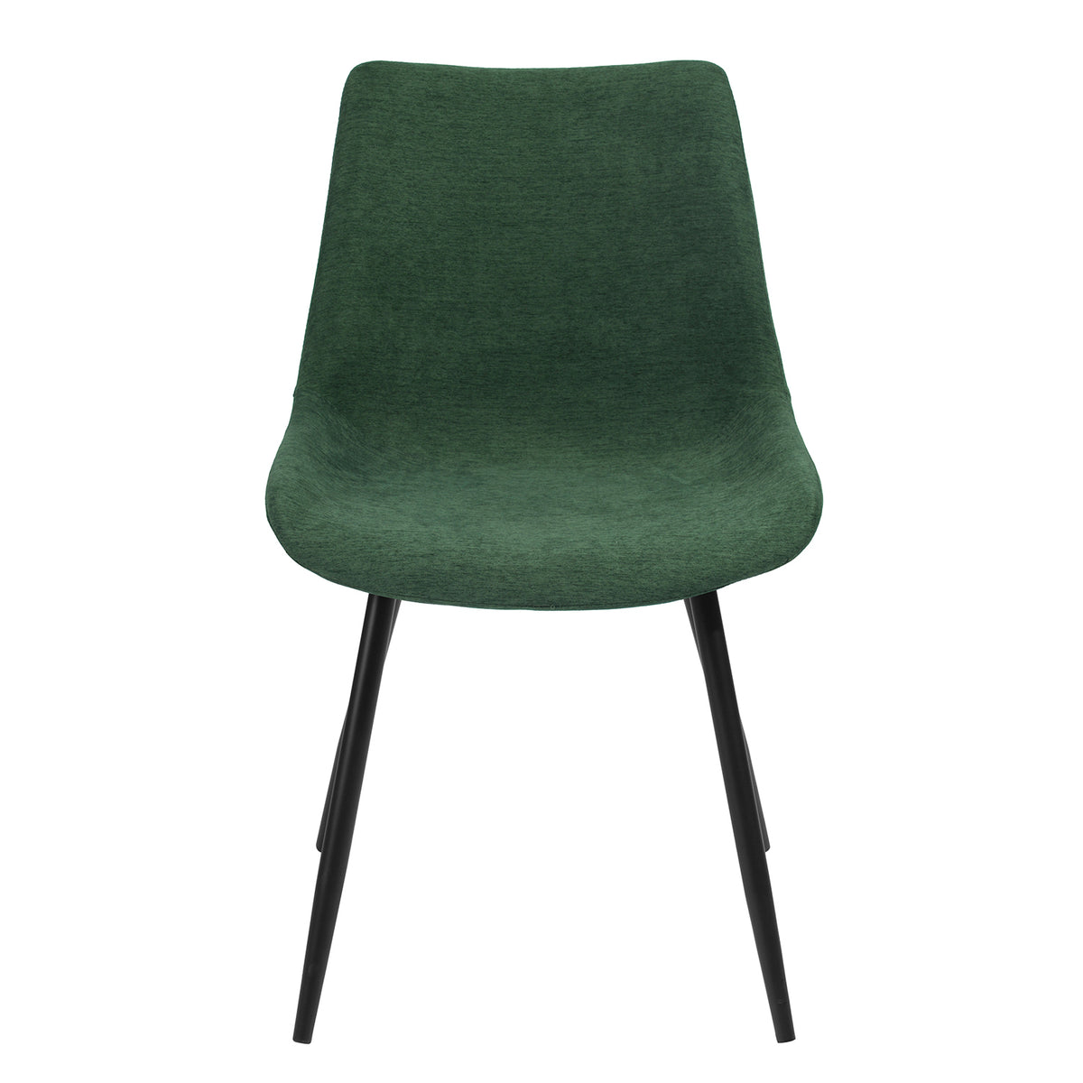 Casemiro Fabric Green 2Pcs Dining Chairs