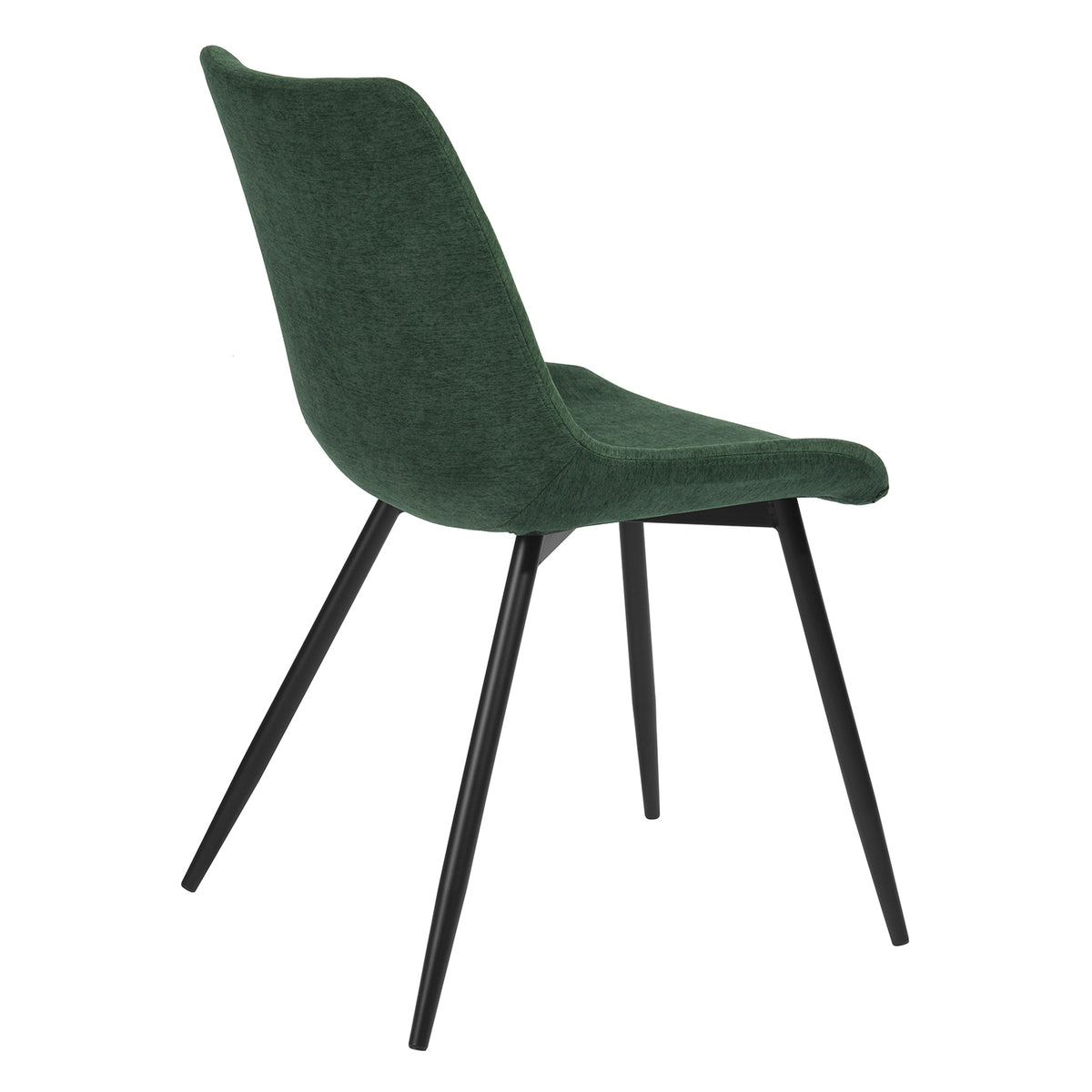 Casemiro Fabric Green 2Pcs Dining Chairs