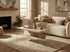 Unviciousness Modern Minimalist Travertine, Beige Hollow Panel - CASSIDY COFFEE TABLE