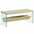 Unviciousness Modern Minimalist Travertine, Beige Hollow Panel - CASSIDY COFFEE TABLE