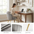 Modern Velvet Accent, Light Grey Chair - CATHAL LIGHT GREY