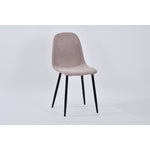 charlton bge pk - blush dining chair - modern indoor furniture