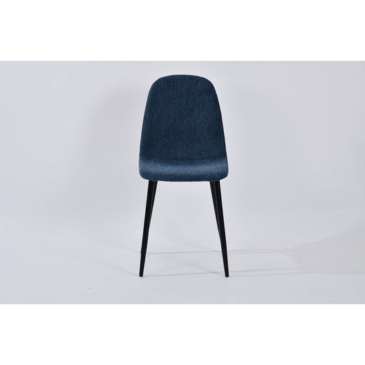 charlton dk blue - dark blue dining chair - modern indoor furniture