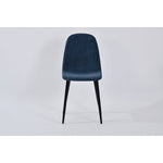 charlton dk blue - dark blue dining chair - modern indoor furniture