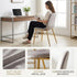 Modern Velvet Dining Chair, Gold Frame - CHARLTON GREY 1pcs