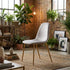 Modern Velvet Dining Chair, Gold Frame - CHARLTON GREY 1pcs