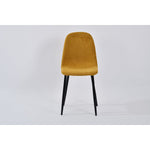 charlton g yellow - red dining chair - modern indoor furniture