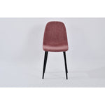 charlton p red - red dining chair - modern indoor furniture