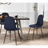 CHARLTON TERRY FABRIC BLUE A Dining Chair