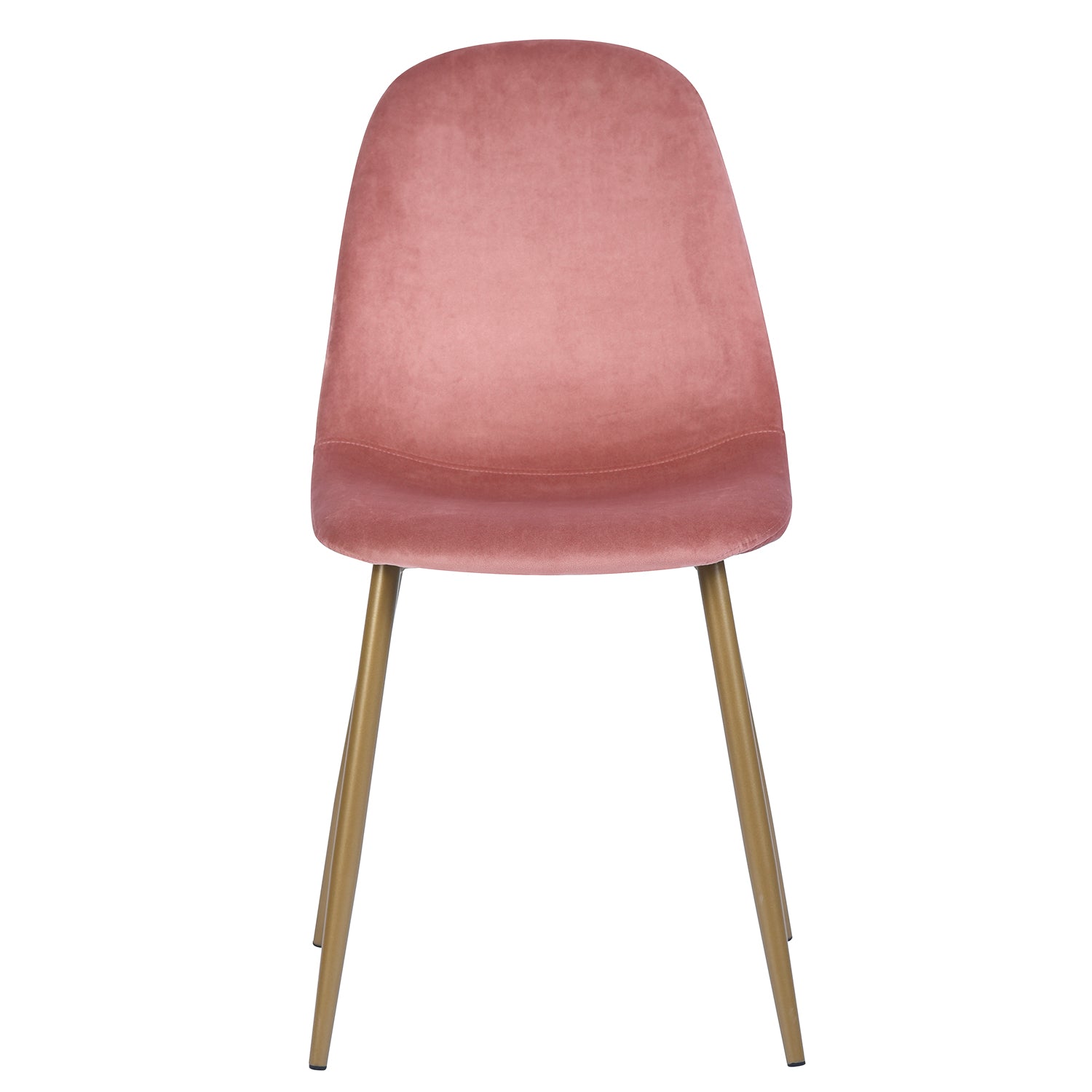 CHARLTON VELVET ROSE NL OAK LEG Dining Chair