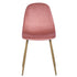 CHARLTON VELVET ROSE NL OAK LEG Dining Chair