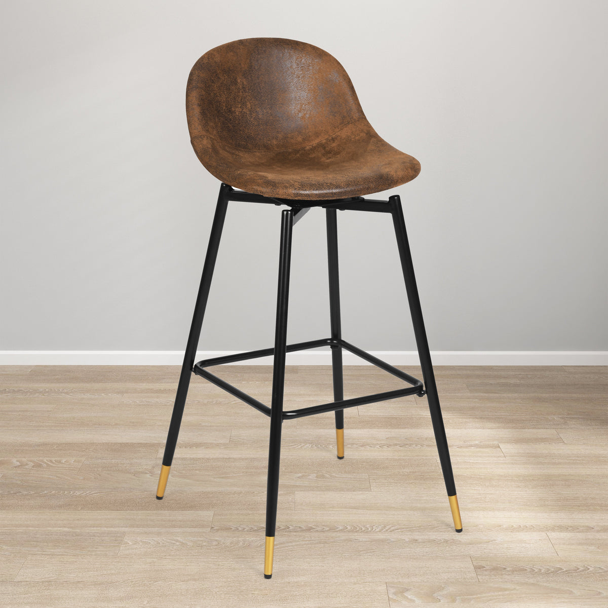 Charlton Velvet Revolvable Bar Stool