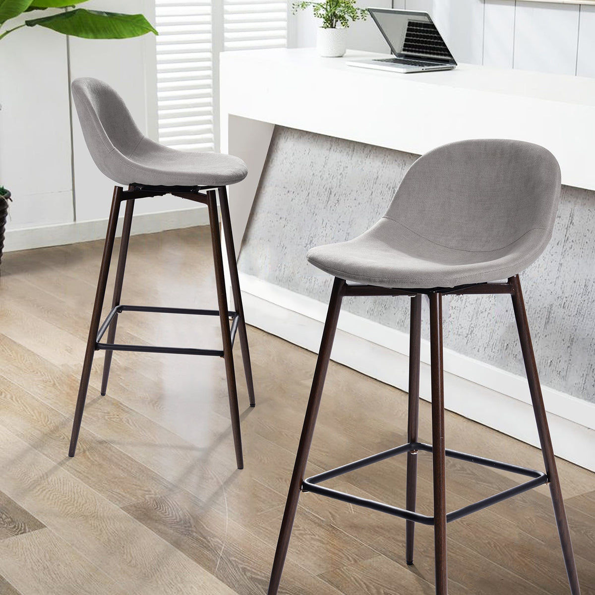 Charlton Terry Fabrice Revolvable Bar Stool