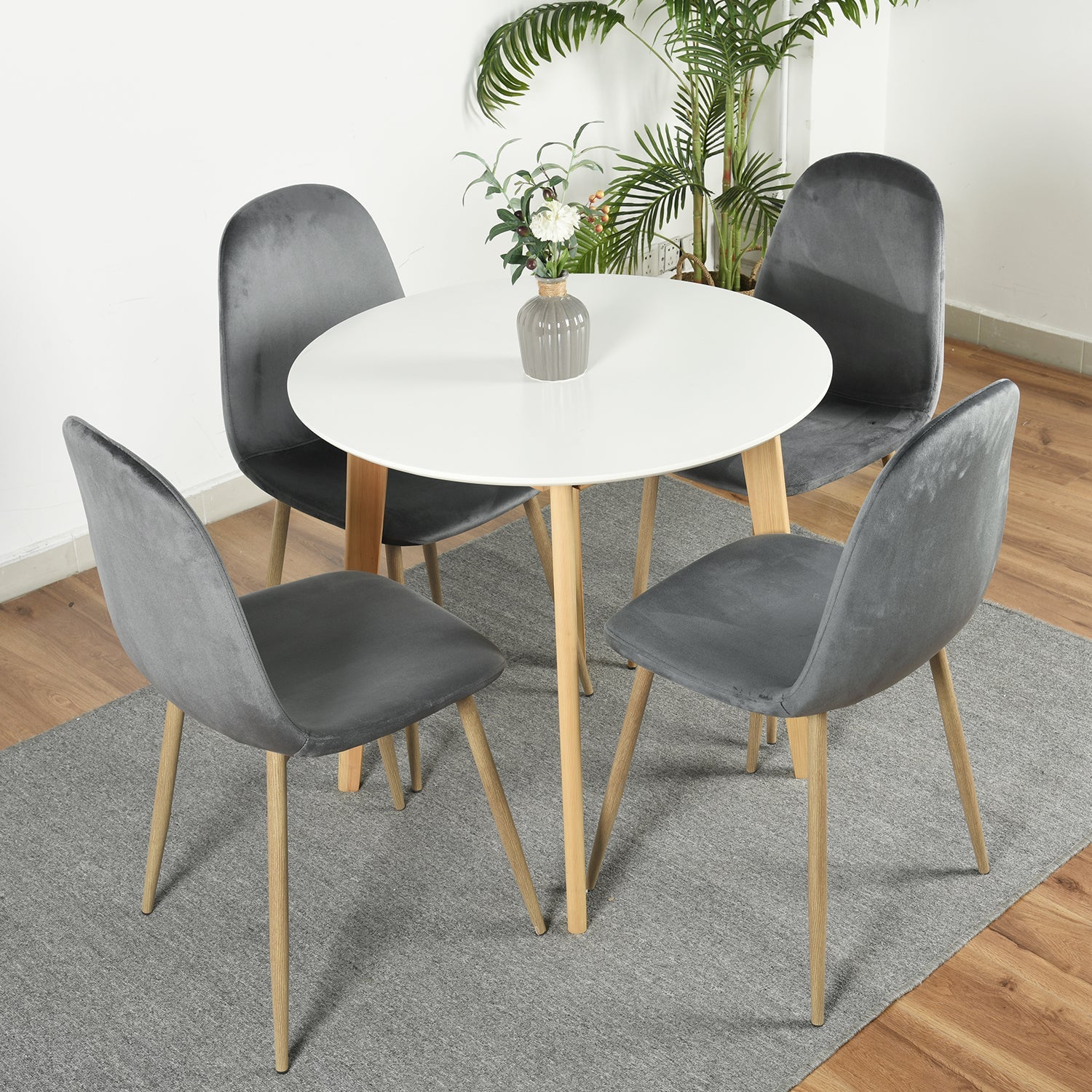 Charlton Velvet Dining Chair( Set Of 2)