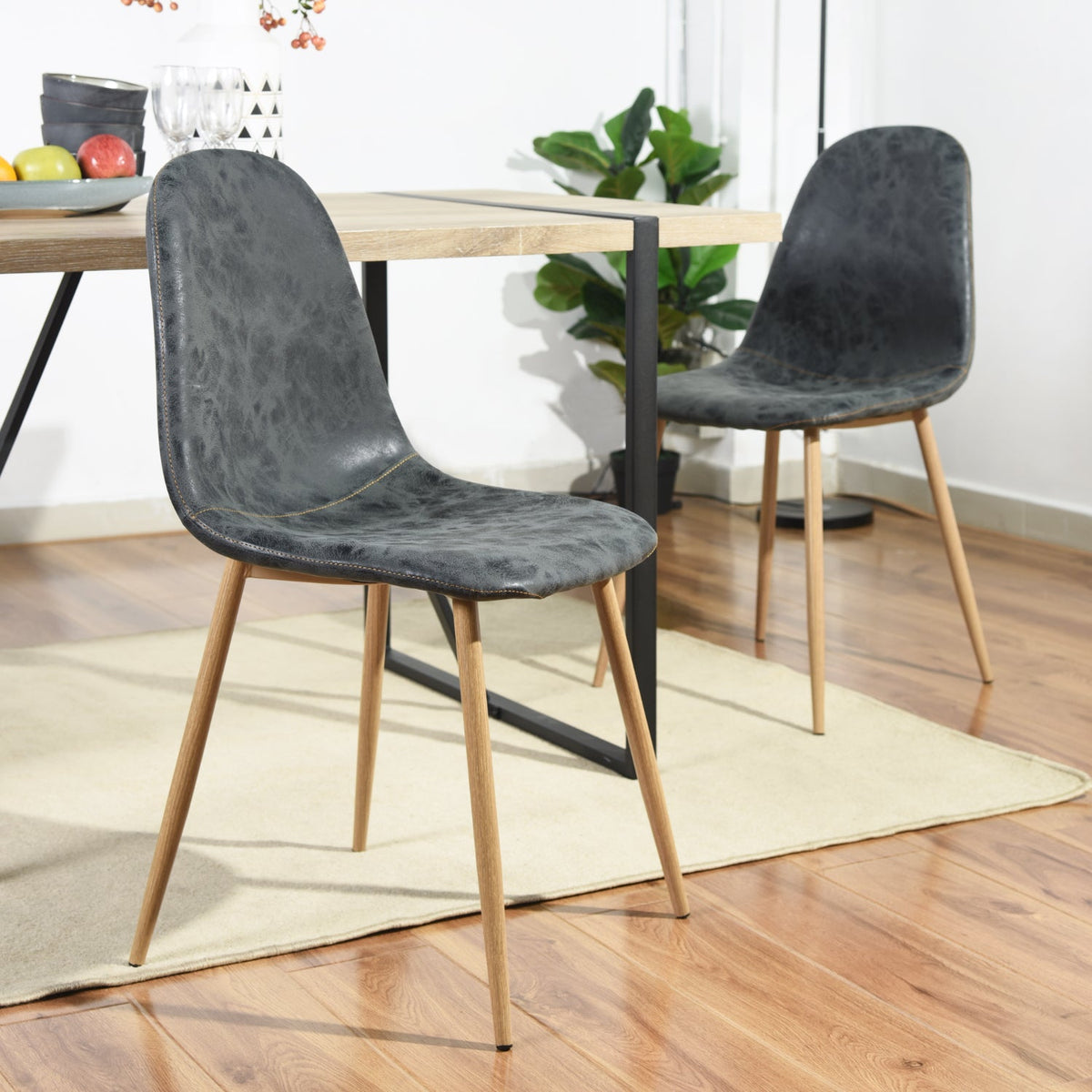 Charlton Vintage Pu Dining Chair