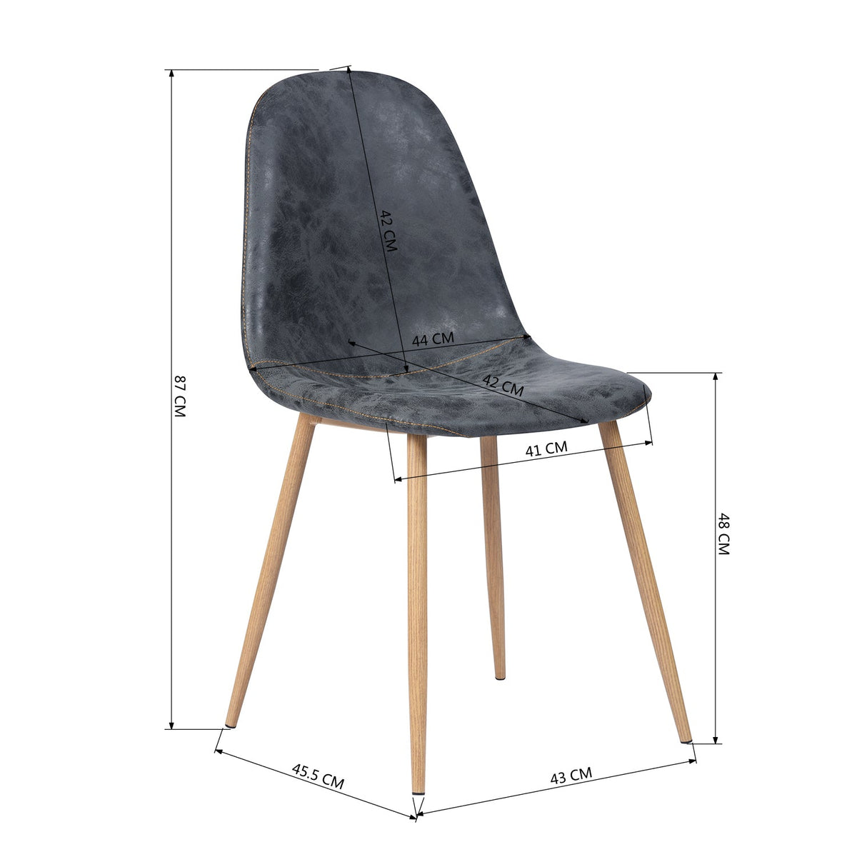 Charlton Vintage Pu Dining Chair
