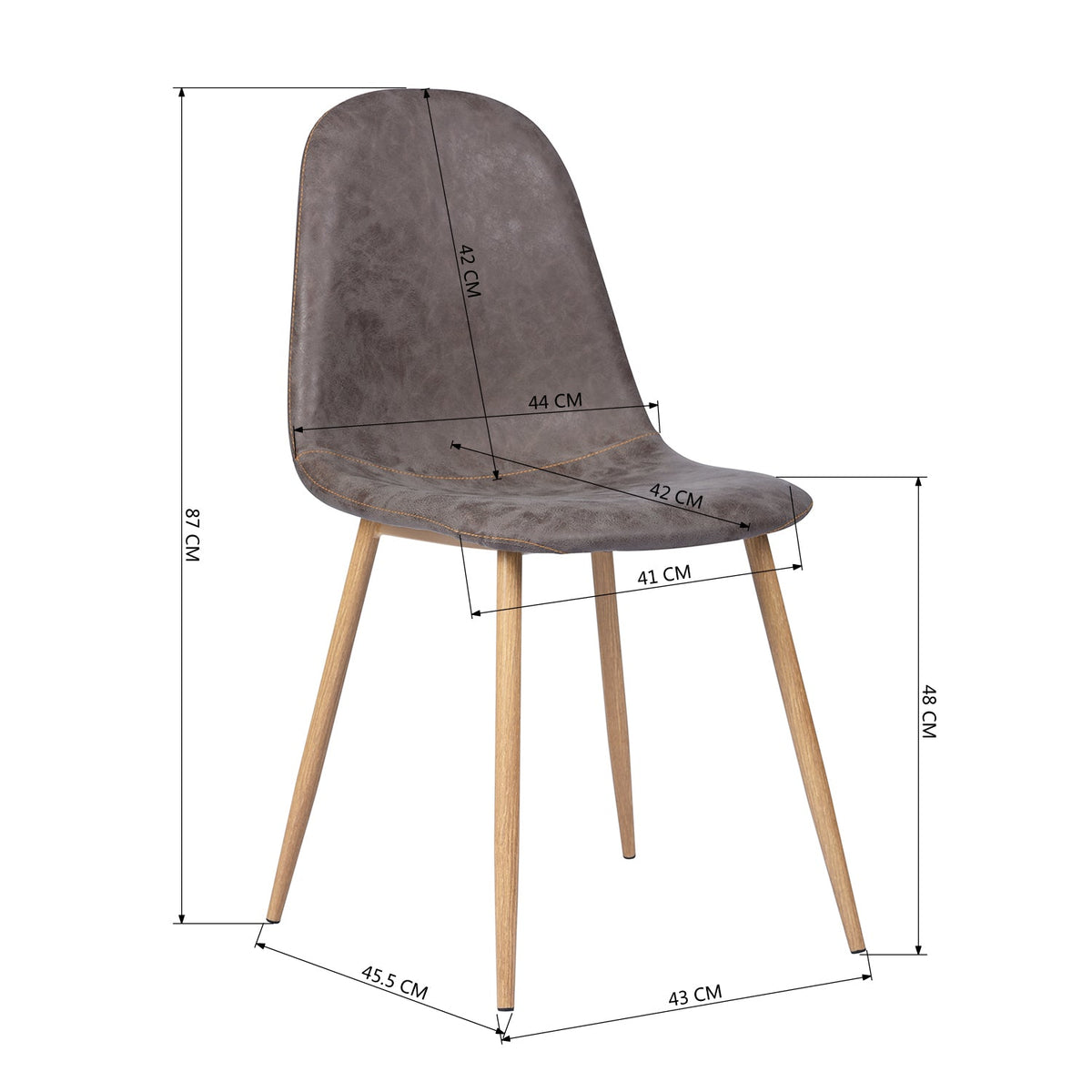 Charlton Vintage Pu Dining Chair