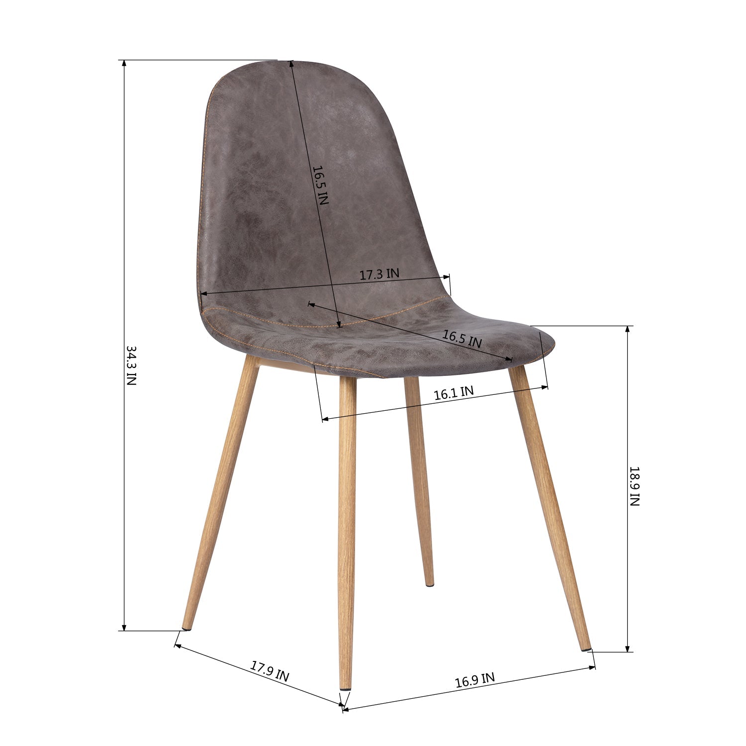 Charlton Vintage Pu Dining Chair