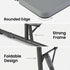 Modern Grey Kids Table Set, PP Top & Metal Legs - CHILDLIKE GREY