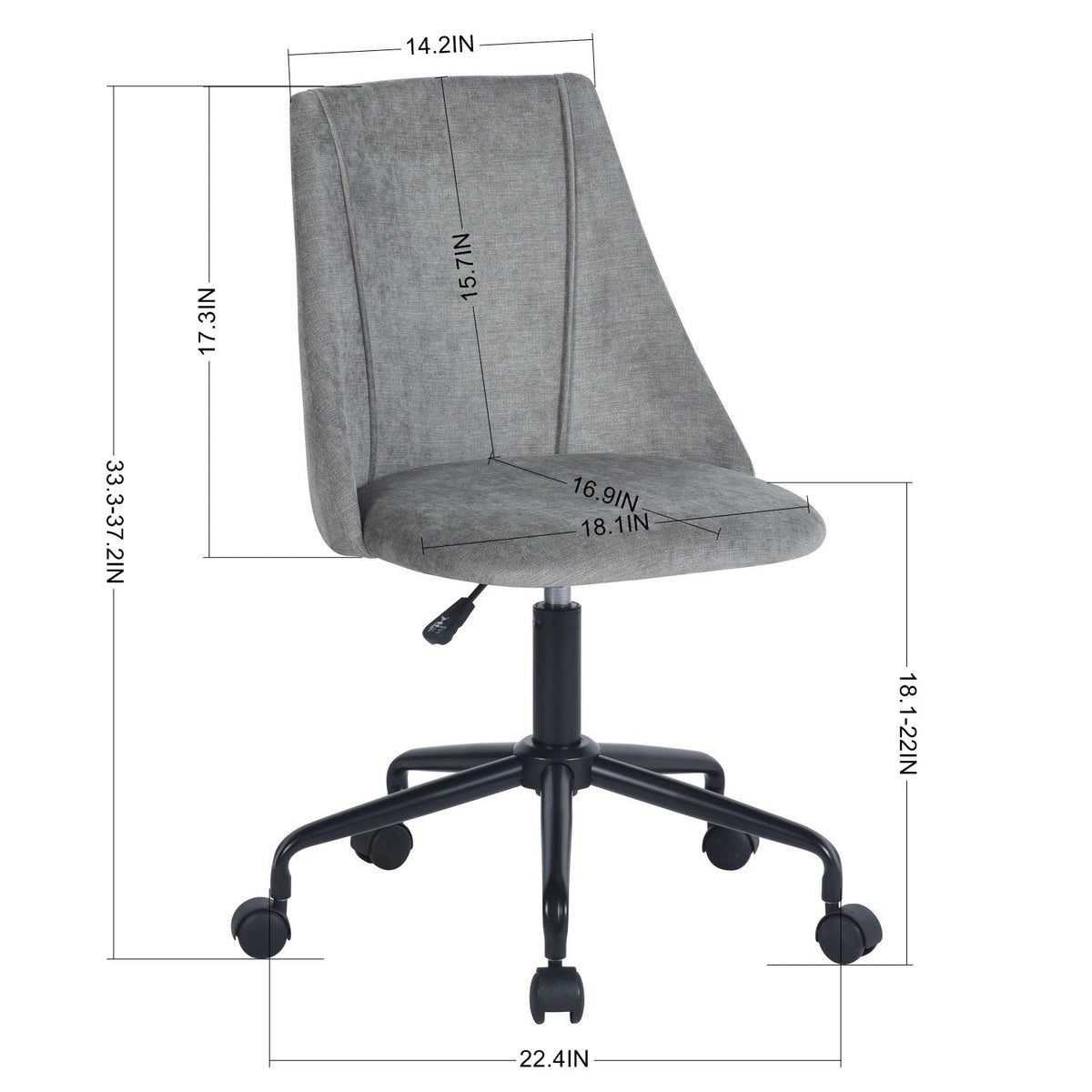 Cian Terry Fabric Office Chair