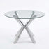 Modern Stainless Glass Table – CILLIAN STAINLESS
