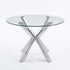 Modern Stainless Glass Table – CILLIAN STAINLESS