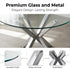 Modern Stainless Glass Table – CILLIAN STAINLESS