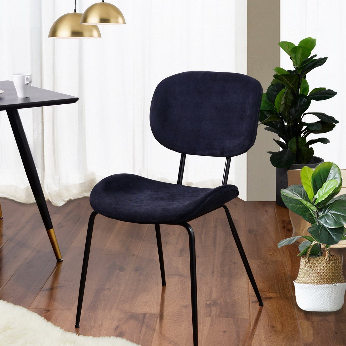 Cleon Terry Fabric Dining Chair