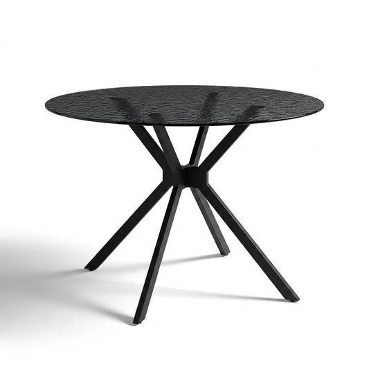 Modern Black Glass Dining Table – COLT BLACK