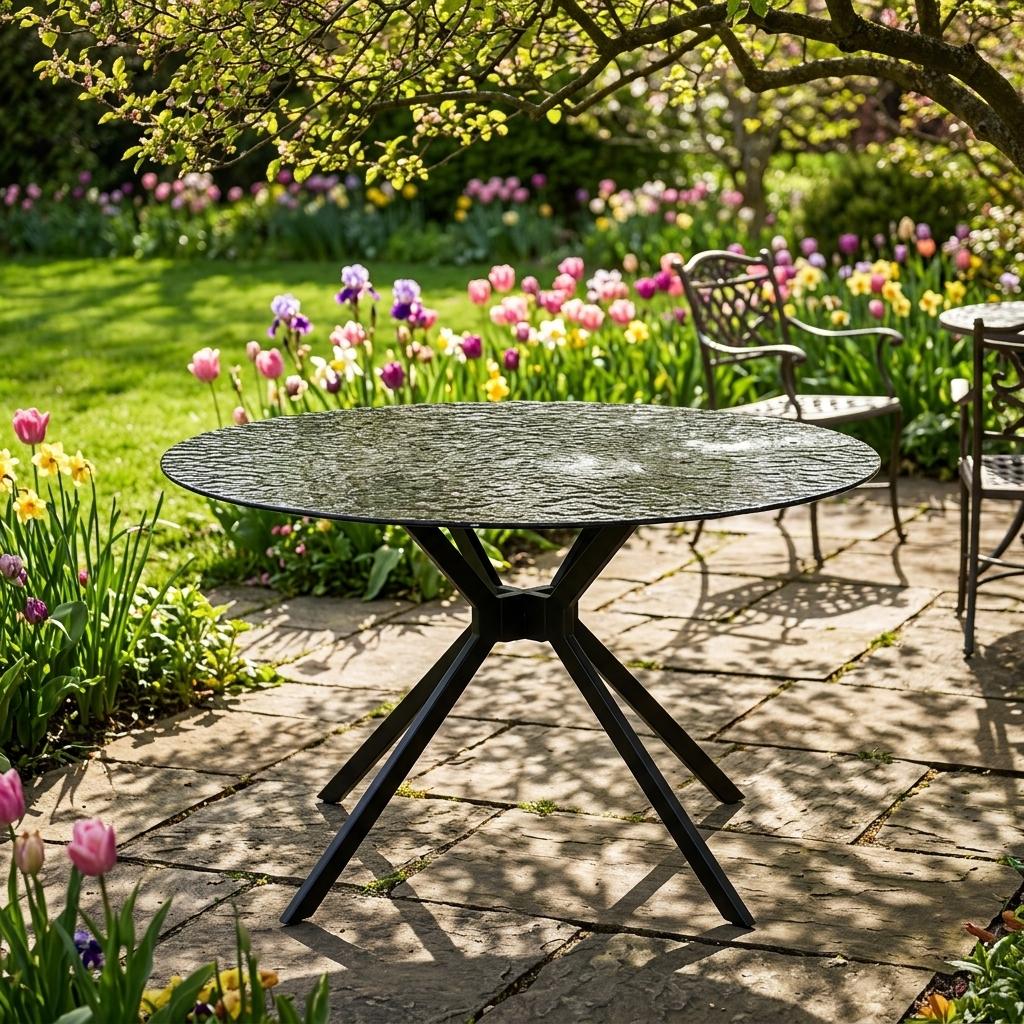 Modern Black Glass Dining Table – COLT BLACK