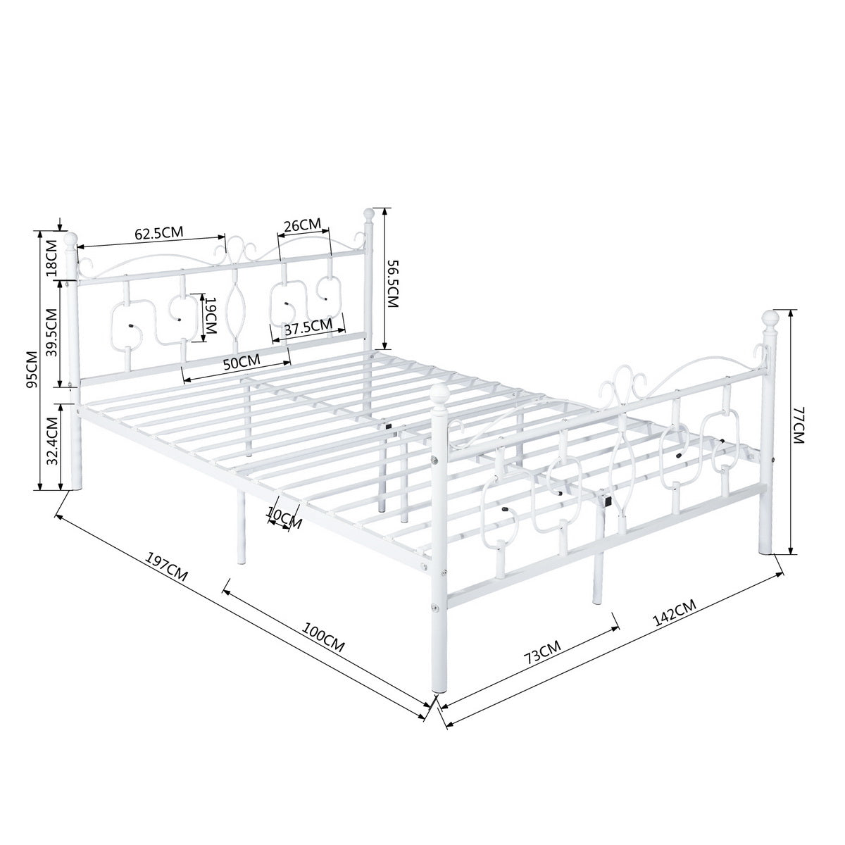 Conway Double Size Bedframe
