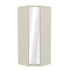 Modern Grey Corner Wardrobe, Particle Board & MDF - Space-Saving Storage
