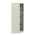 Modern Grey Corner Wardrobe, Particle Board & MDF - Space-Saving Storage