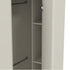 Modern Grey Corner Wardrobe, Particle Board & MDF - Space-Saving Storage